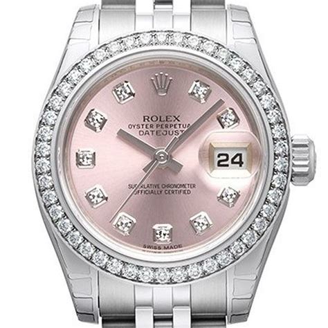 pink face rolex datejust|Rolex pink face diamond bezel.